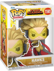 Funko Pop! Animation: My Hero Academia - Hawks (#1141) collectible vinyl figure.