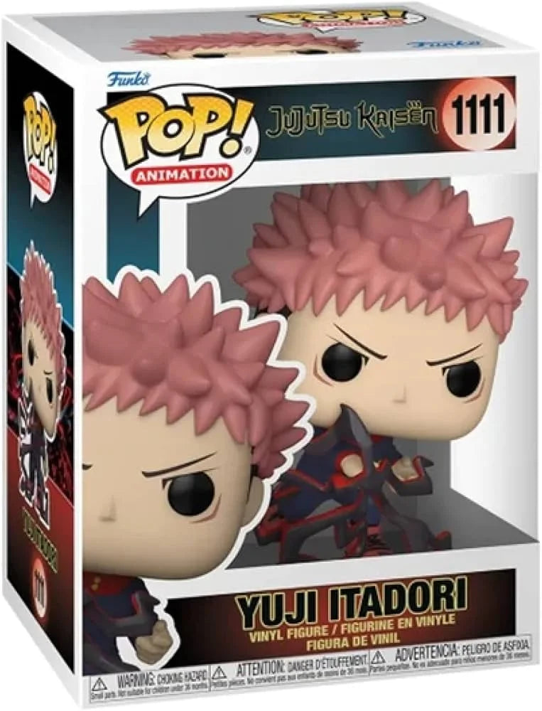 Funko Pop! Animation: Jujutsu Kaisen - Yuji Itadori #1111 vinyl figure.