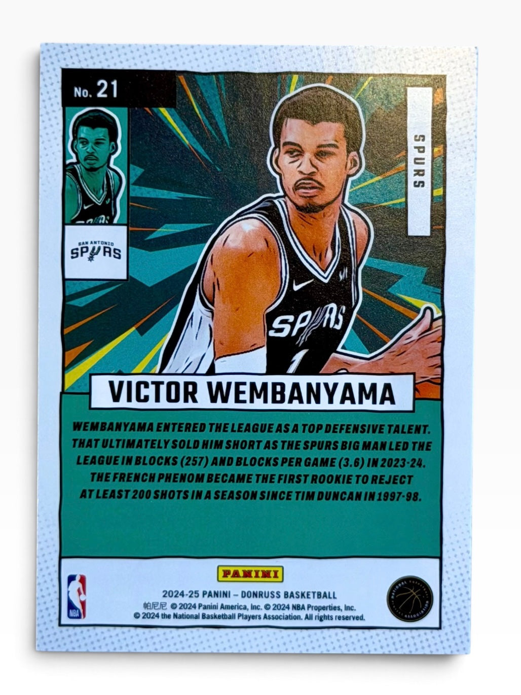2024-25 Panini Donruss Victor Wembanyama Net Marvels