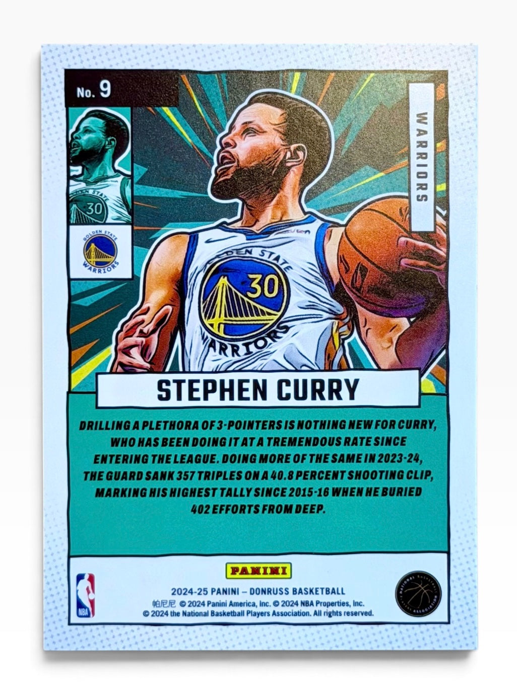 2024-25 Panini Donruss Stephen Curry Net Marvels