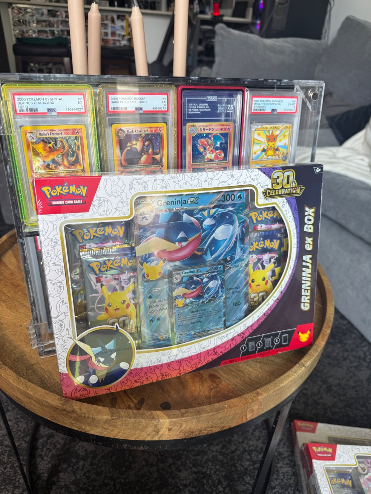30th Celebration Greninja ex Box · Blister Pack