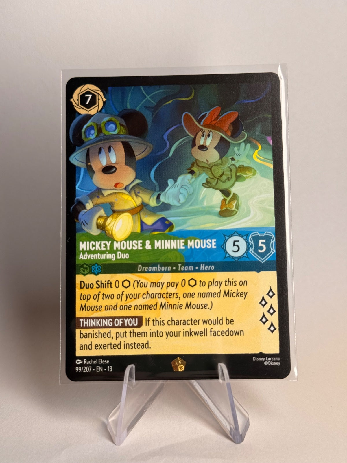 Disney Lorcana Mickey Mouse & Minnie Mouse – Adventuring Duo #99/207 Legendary – Attack of the Vine!