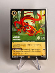 Disney Lorcana Mushu – Stealthy Dragon #97/207 Legendary – Attack of the Vine!