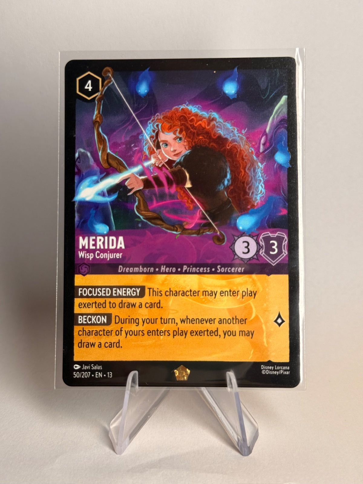 Disney Lorcana Merida – Wisp Conjurer #50/207 Legendary – Attack of the Vine!