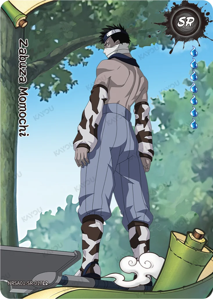 NARUTO KAYOU · SR Zabuza Momochi NRSA01-SR-017L2  Heaven Scroll Series 1