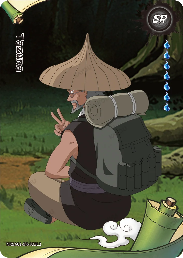 NARUTO KAYOU · SR Tazuna NRSA01-SR-003L2  Heaven Scroll Series 1
