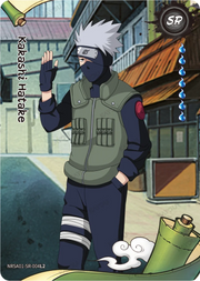 NARUTO KAYOU · SR Kakashi Hatake NRSA01-SR-004L2  Heaven Scroll Series 1