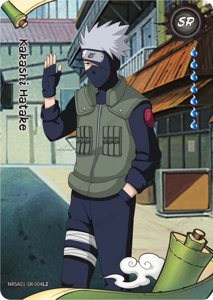 NARUTO KAYOU · SR Kakashi Hatake NRSA01-SR-004L2  Heaven Scroll Series 1