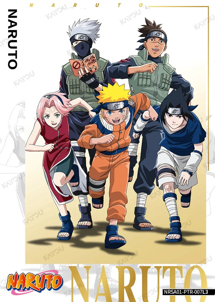 NARUTO KAYOU · PTR Naruto Uzumaki / Sasuke Uchiha / Sakura Haruno · Group scene NRSA01-PTR-007L3  Heaven Scroll Series 1
