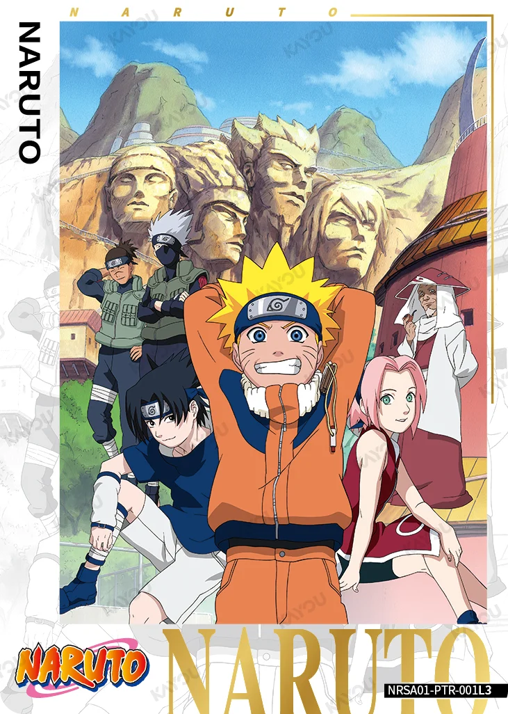 NARUTO KAYOU · PTR Naruto Uzumaki / Sasuke Uchiha / Sakura Haruno · Group scene NRSA01-PTR-001L3  Heaven Scroll Series 1