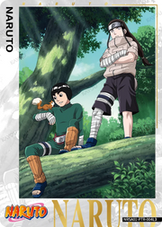 NARUTO KAYOU · PTR Neji Hyuga / Rock Lee / Tenten · Group scene NRSA01-PTR-004L3  Heaven Scroll Series 1