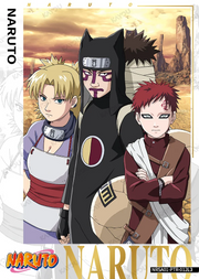 NARUTO KAYOU · PTR Gaara / Temari / Kankuro · Group scene NRSA01-PTR-012L3  Heaven Scroll Series 1