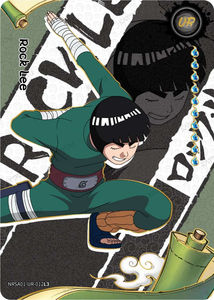 NARUTO KAYOU · UR Rock Lee NRSA-01-UR-012L3  Heaven Scroll Series 1