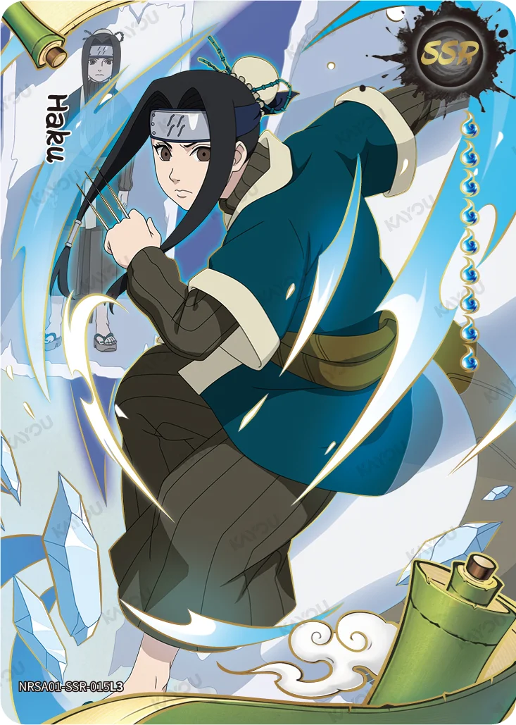 NARUTO KAYOU · SSR Haku NRSA01-SSR-015L3  Heaven Scroll Series 1