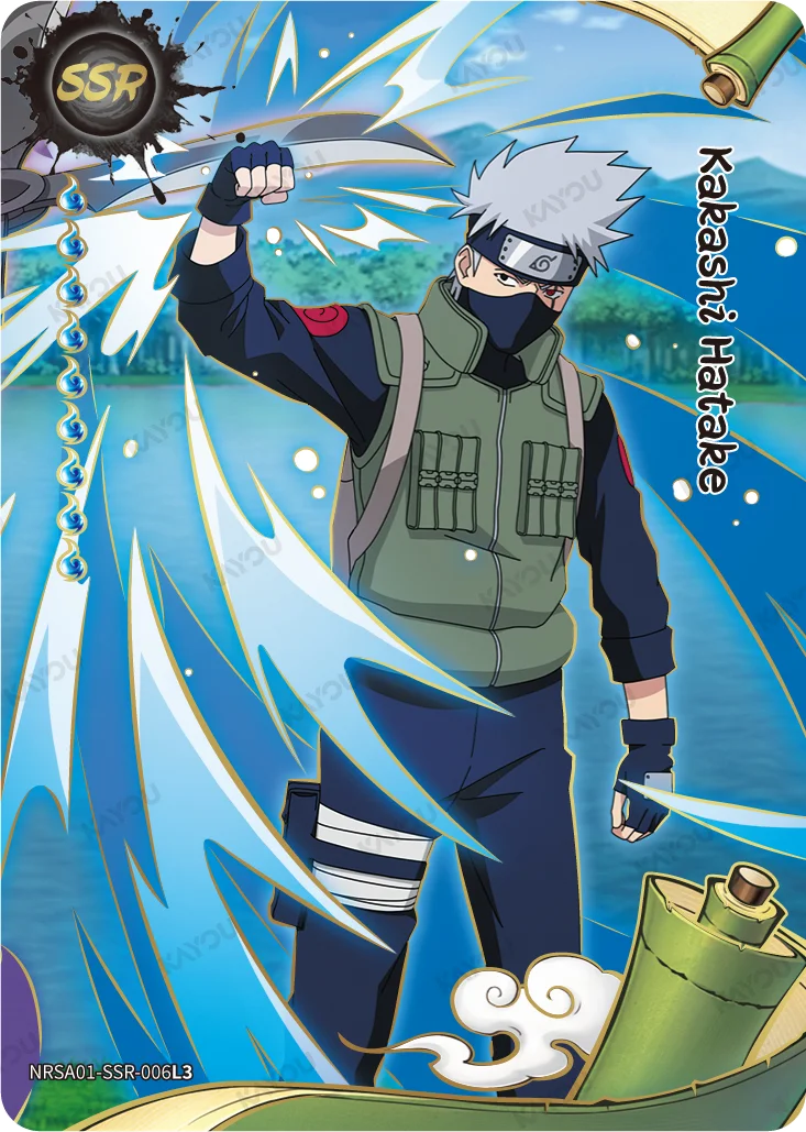 NARUTO KAYOU · SSR Kakashi Hatake NRSA01-SSR-006L3  Heaven Scroll Series 1