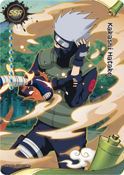 NARUTO KAYOU · SSR Kakashi Hatake NRSA01-SSR-008L3  Heaven Scroll Series 1