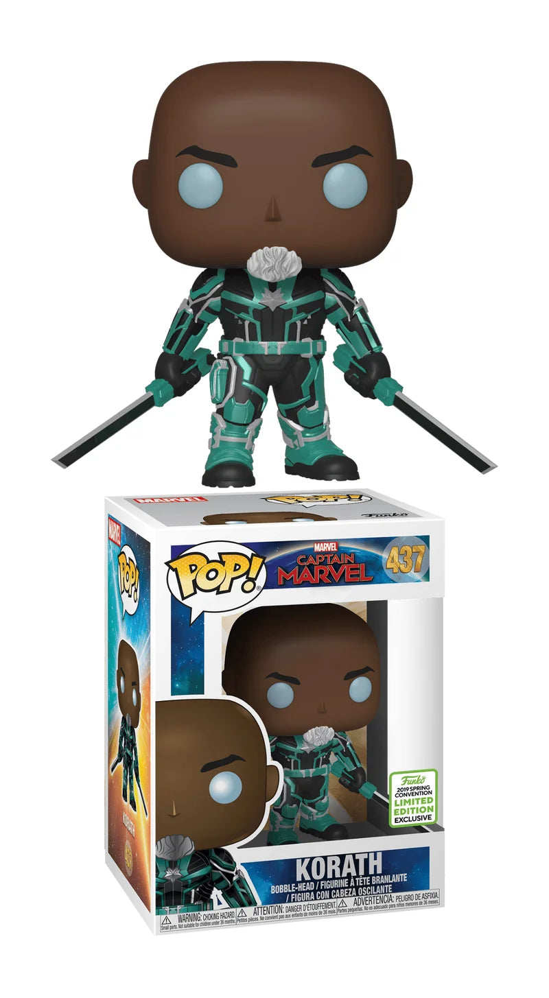 Funko Pop! Marvel : Captain Marvel - Korath #437 2019 Spring Convention Limited Edition Exclusive