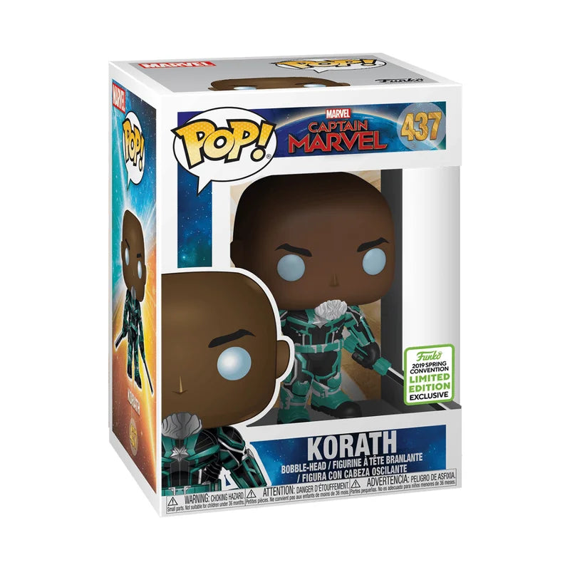 Funko Pop! Marvel : Captain Marvel - Korath #437 2019 Spring Convention Limited Edition Exclusive