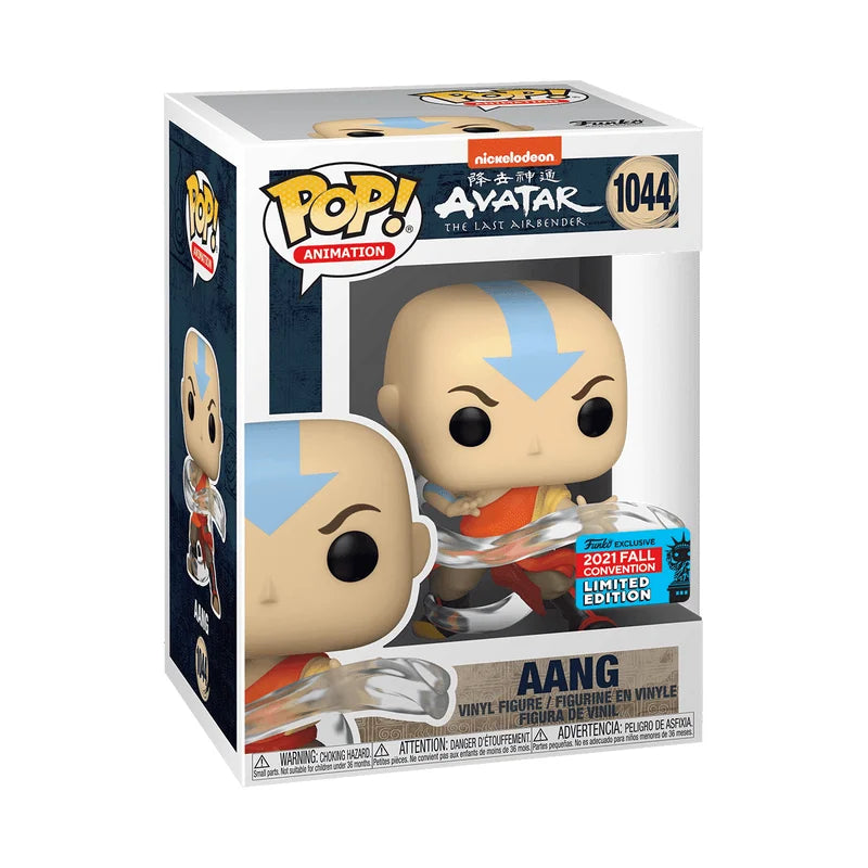 Funko Pop! Animation : Nickelodeon - Avatar : The Last Airbender - Aang #1044 2021 Fall Convention Limited Edition
