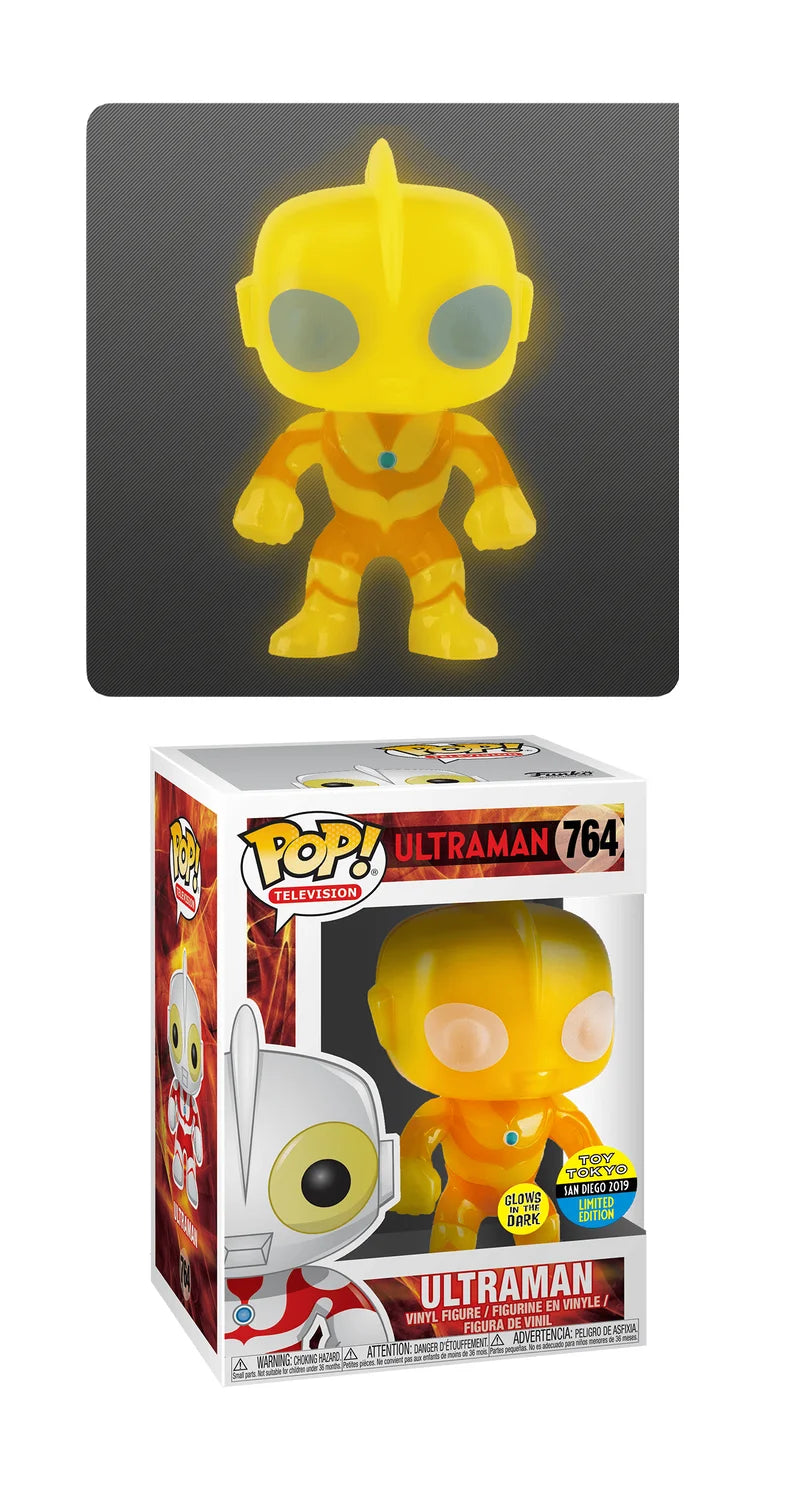 Funko Pop! Television : Ultraman #764 *Glows In The Dark*  Toy Tokyo San Diego 2019 Limited Edition
