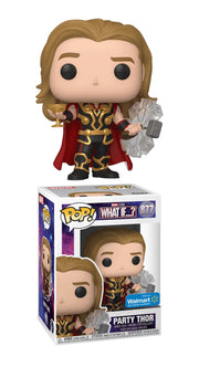 Funko Pop! Marvel Studios : What If...? : Party Thor #877 Walmart Exclusive