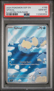 Spheal 199/191 (Surging Sparks) — PSA 10