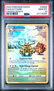Electivire GG08/GG70 (Crown Zenith: Galarian Gallery) — PSA 10