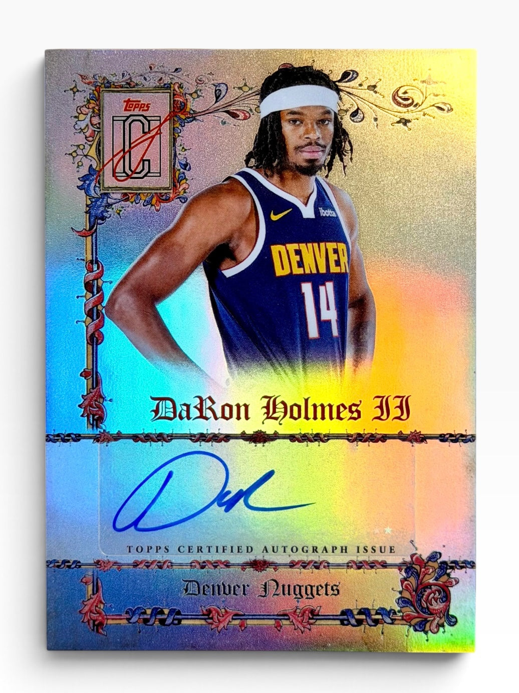 2025-26 Topps Signature Class DaRon Holmes II Manuscript Signature