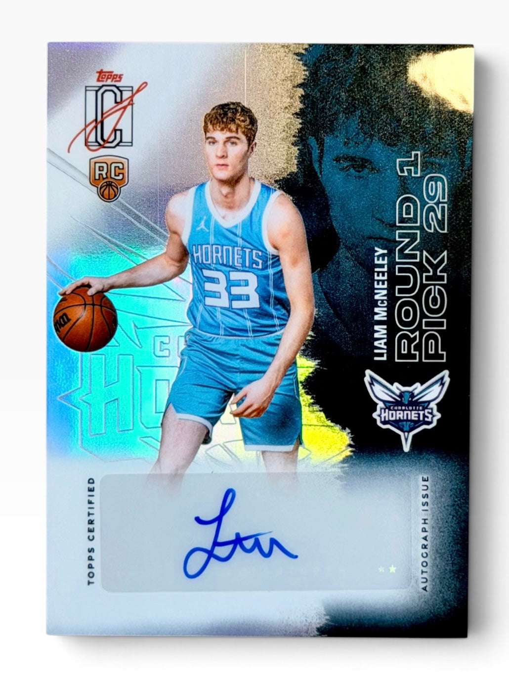 2025-26 Topps Signature Class Liam McNeeley Rookie Class Autograph