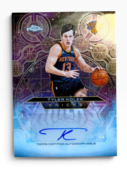 2025-26 Topps Chrome Update Tyler Kolek Chromograph Signatures
