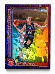 2025-26 Topps Chrome Update Duncan Robinson Purple Basketball /75