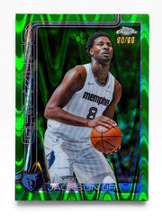 2025-26 Topps Chrome Update Jaren Jackson Jr. Green Raywave /99