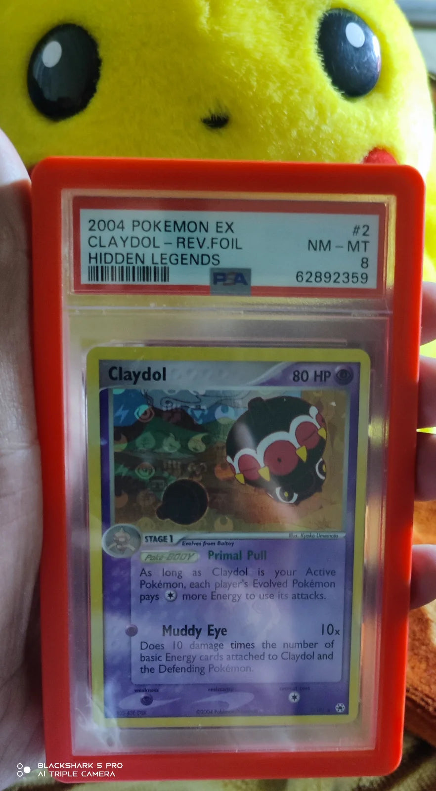 Claydol 2 · Holofoil (EX Hidden Legends) — PSA 8