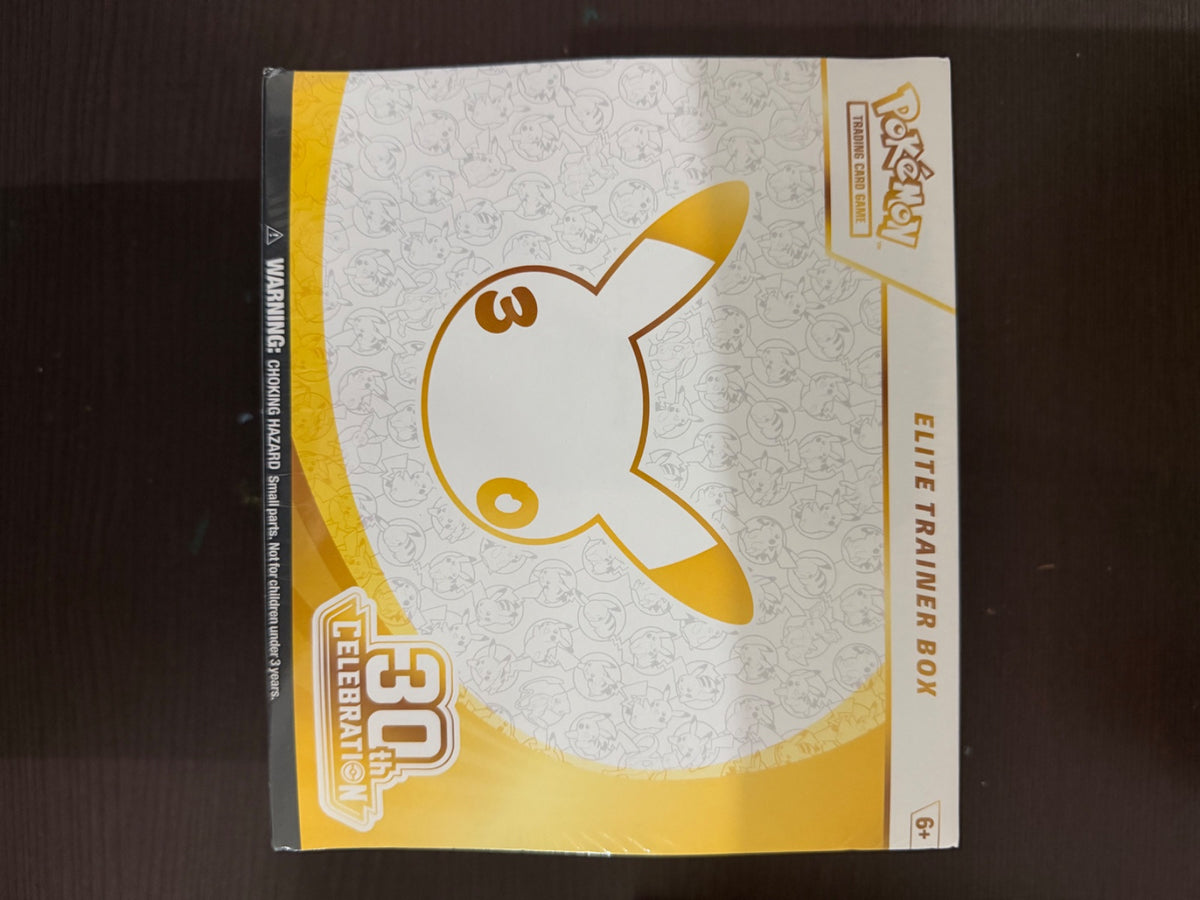 30th Celebration Elite Trainer Box not mint - free binder