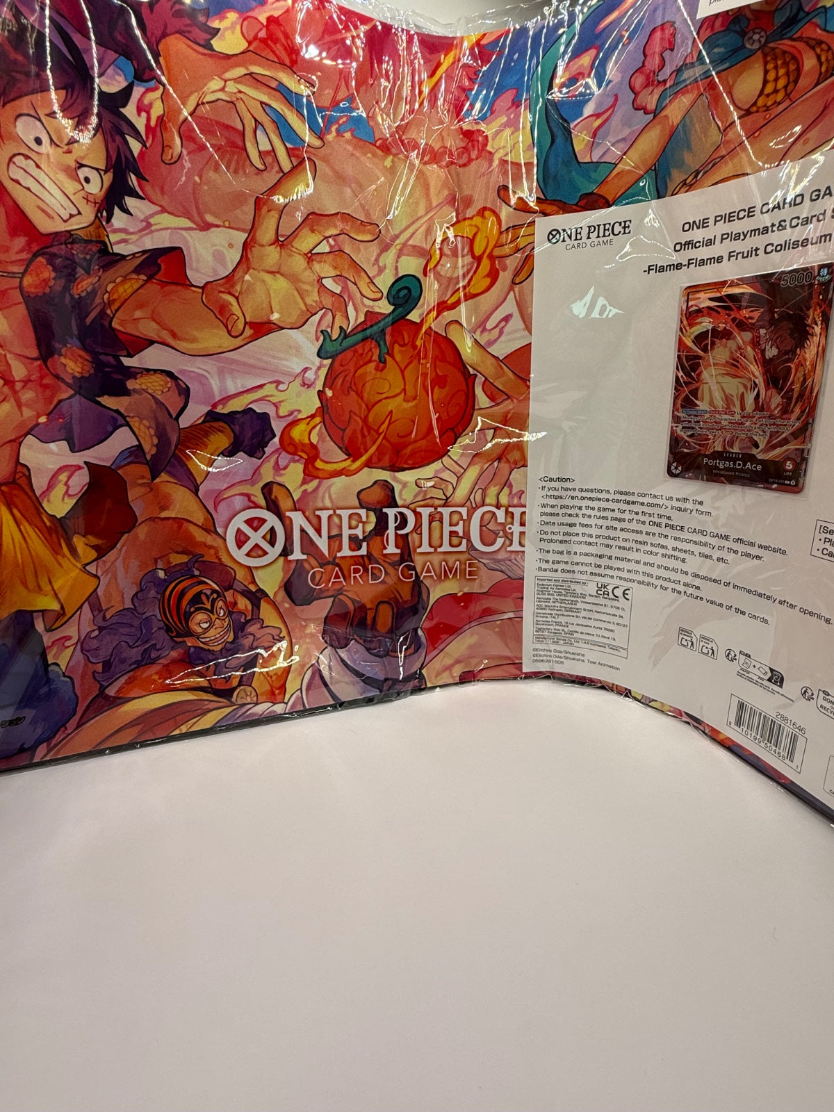Portgas.D.Ace (Official Playmat - Flame-Flame Fruit Coliseum Edition) OP16-001 (One Piece Promotion Cards)