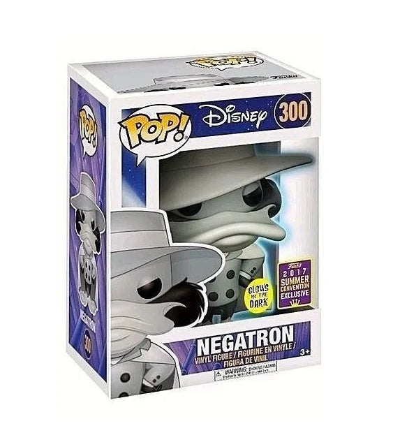 Funko Pop! Disney : Negatron #300  *Glows In The Dark* 2017 Summer Convention shared Exclusive