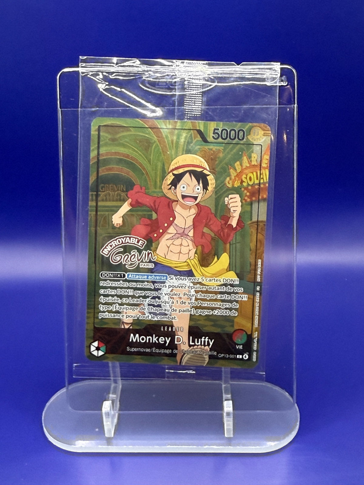 Monkey D Luffy [Grevin Museum] OP13-001 (One Piece Promos)