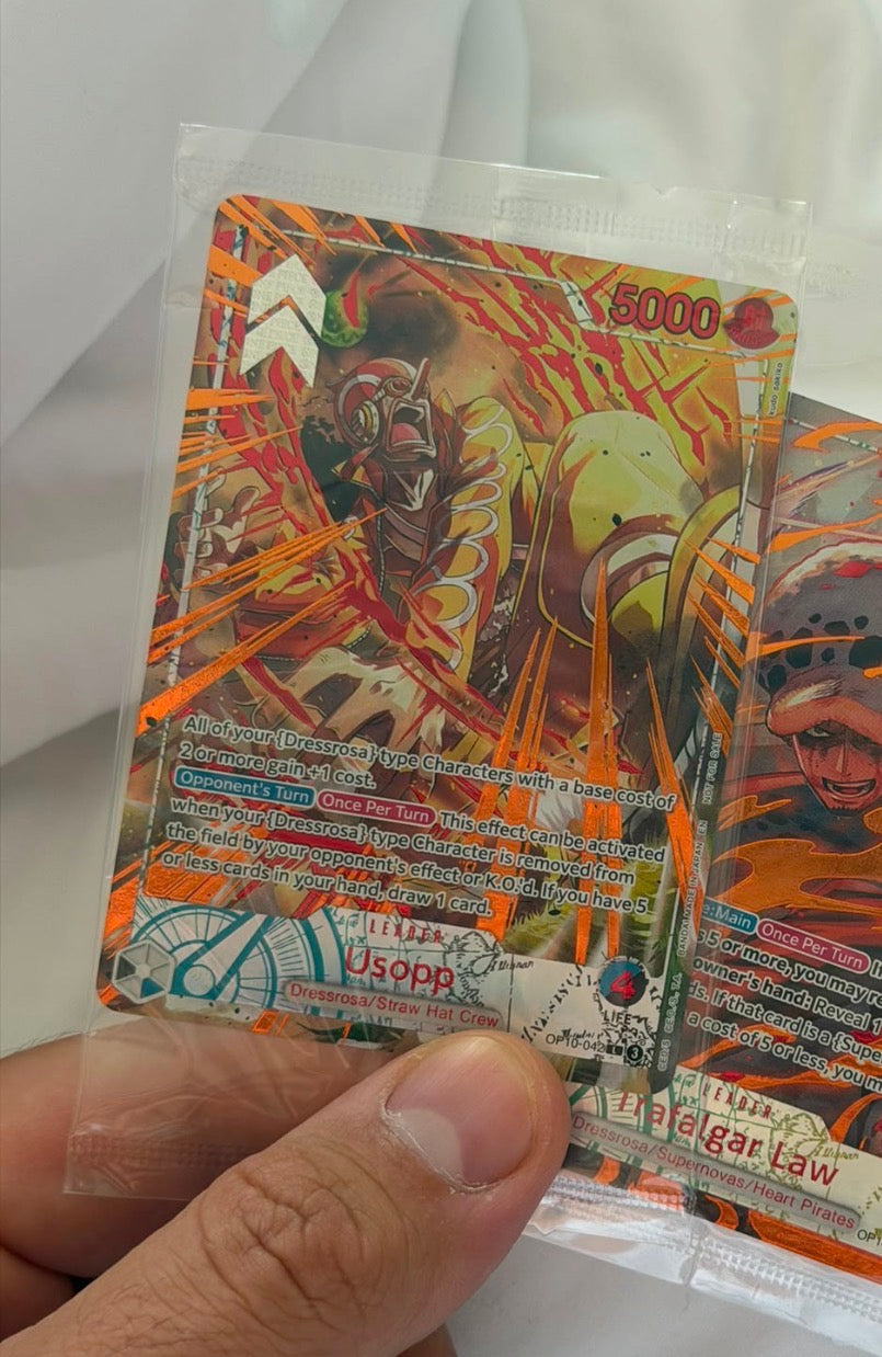 Usopp (Flame-Flame Fruit Coliseum) OP10-042 (One Piece Promotion Cards)