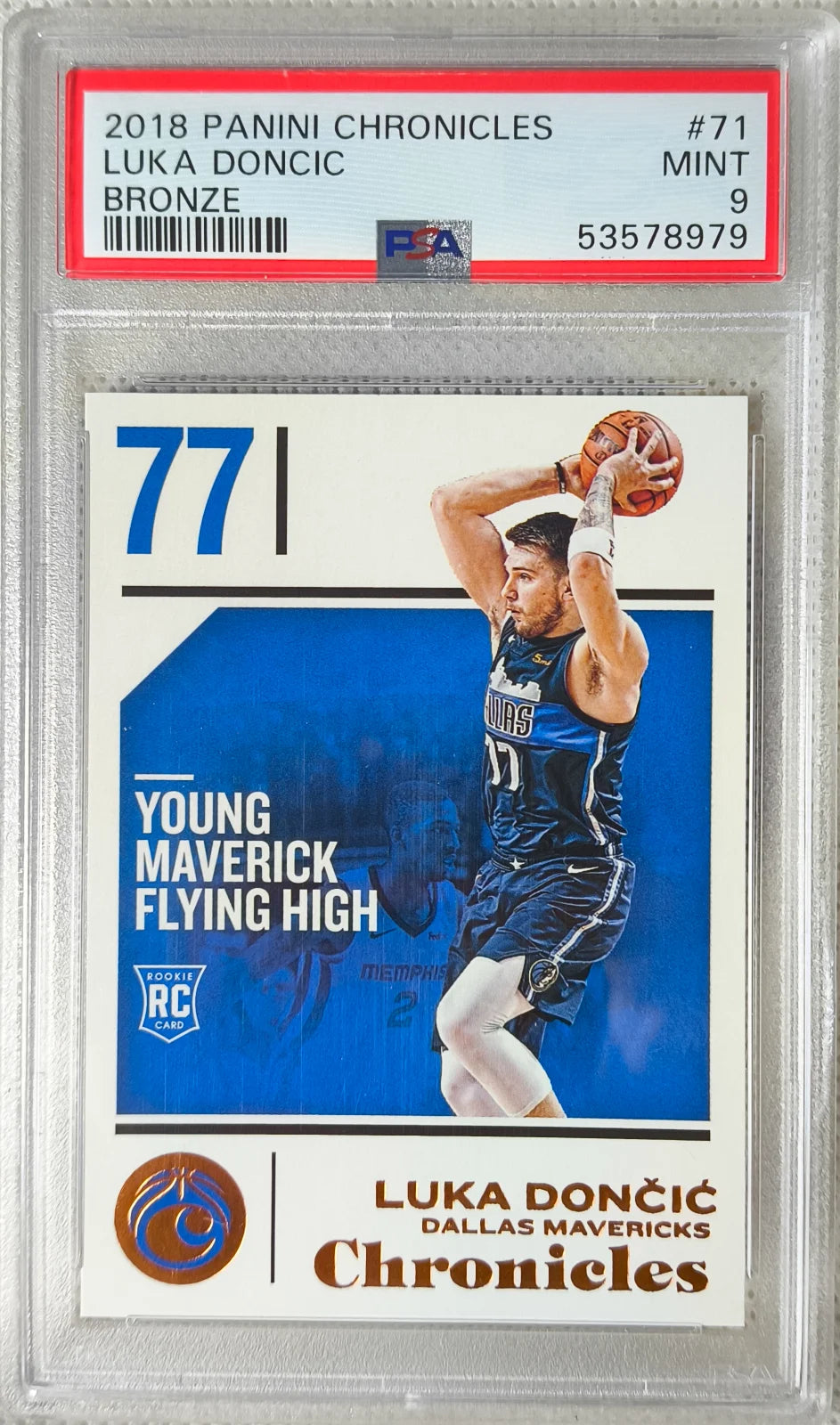 2018 Panini Chronicles BRONZE Luka Doncic PSA 9
