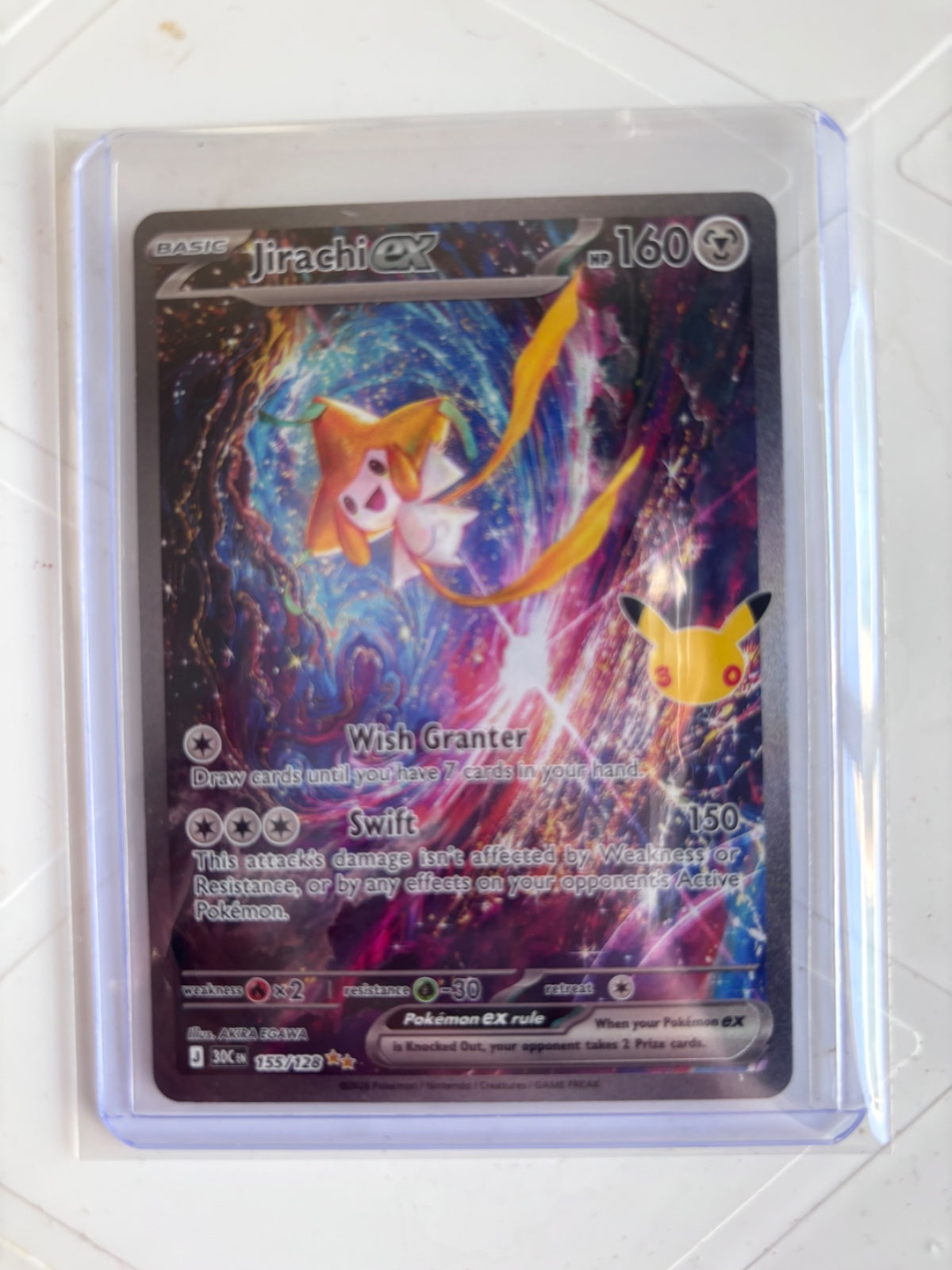 Jirachi ex 155/128 (30th Celebration)