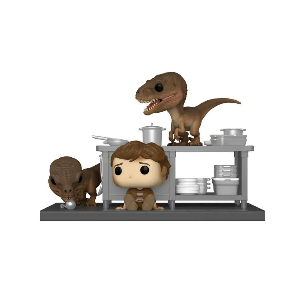 Funko POP! Moment Jurassic Park Tim Murphy With Velociraptors #1199