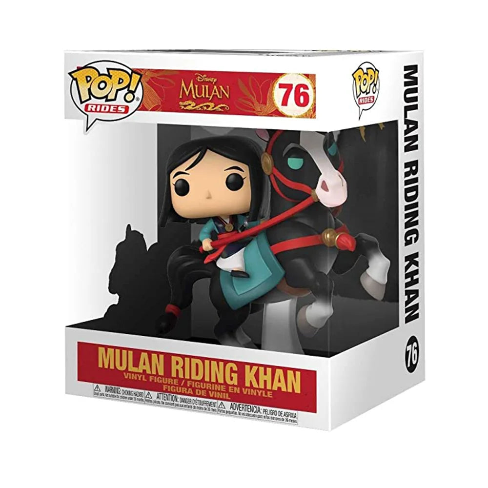 Funko POP! Rides Disney Mulan Riding Khan #76