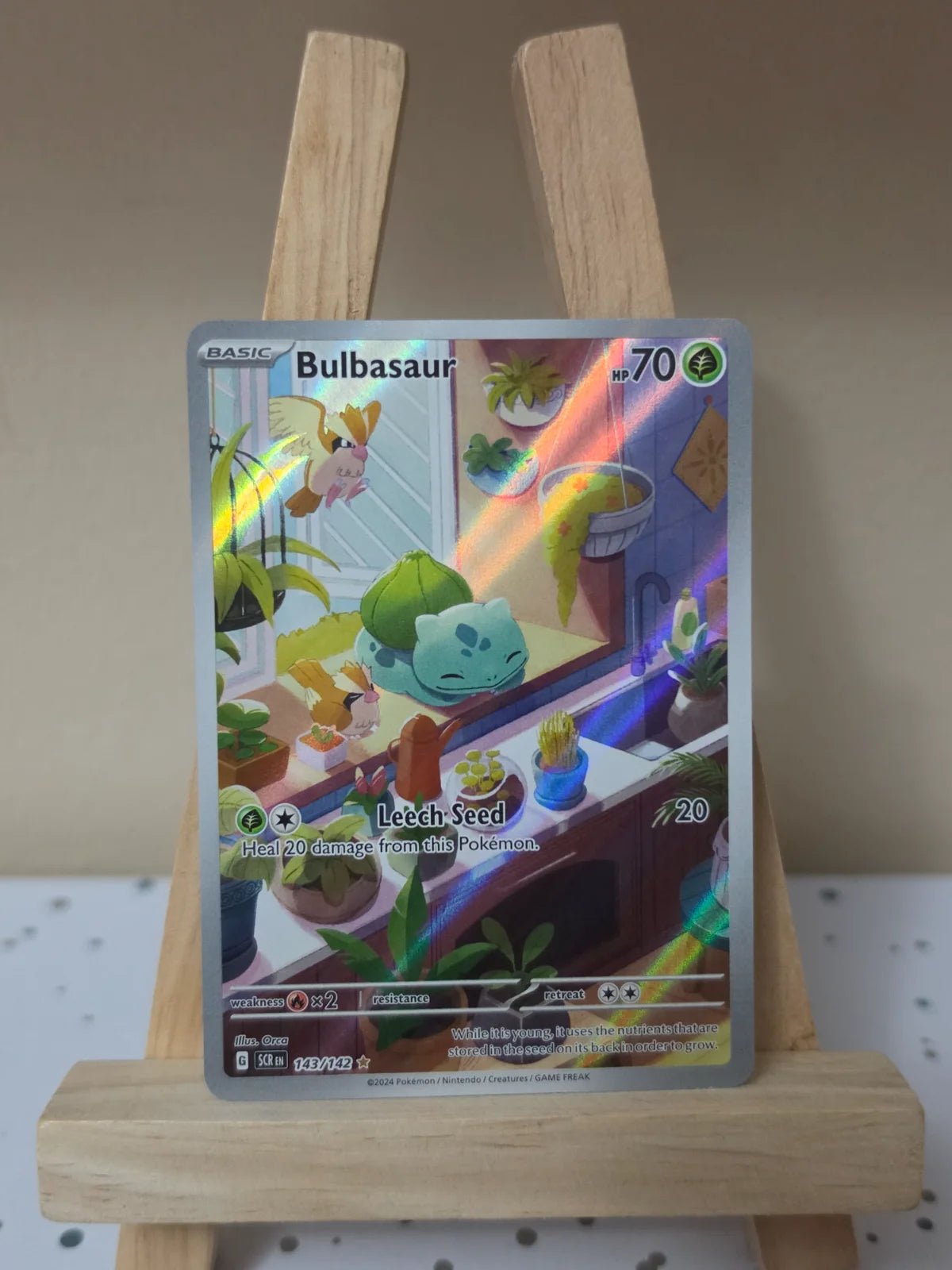 Bulbasaur 143/142 (Stellar Crown)