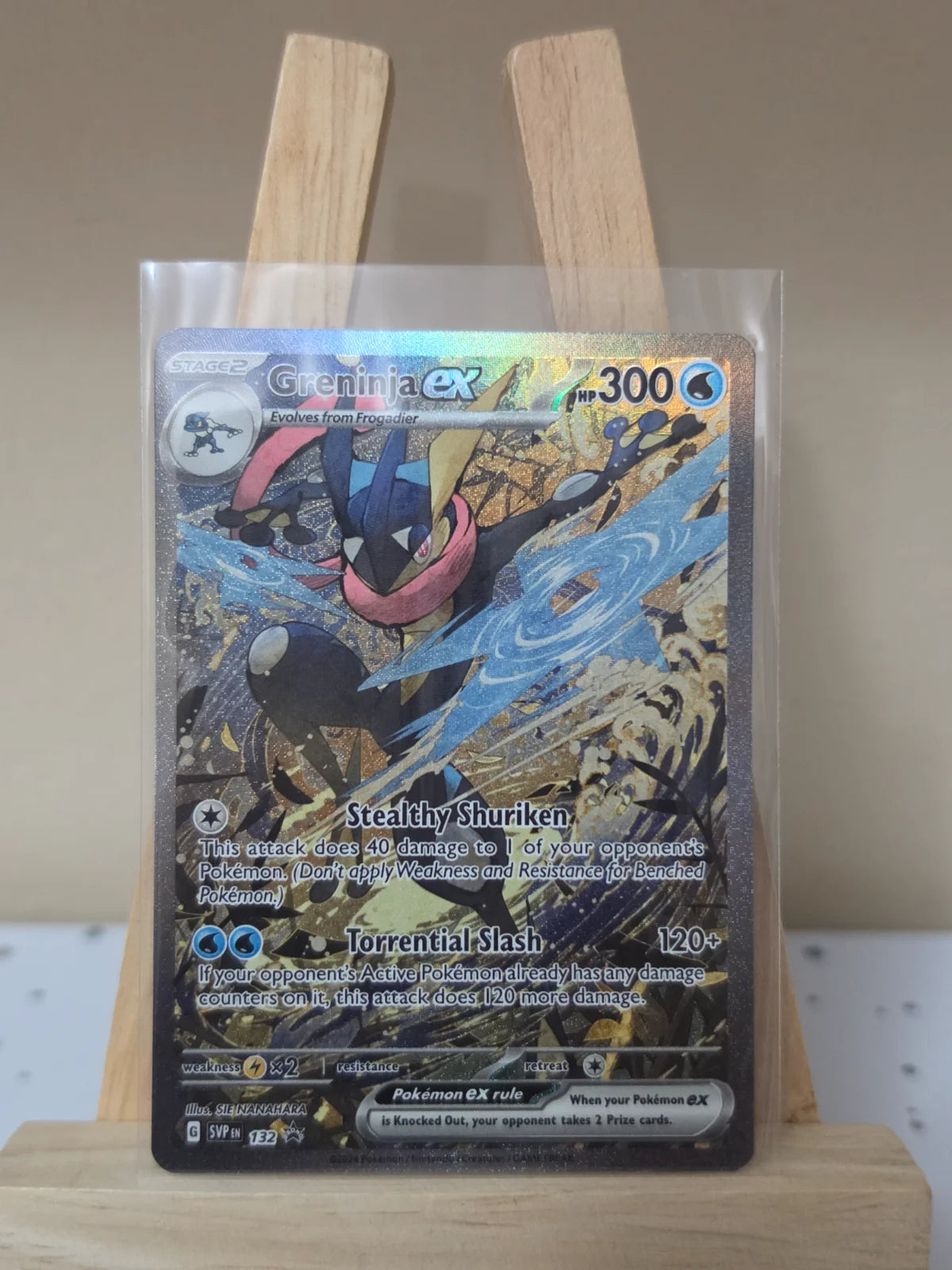 Greninja ex 132 (Scarlet & Violet Promo)