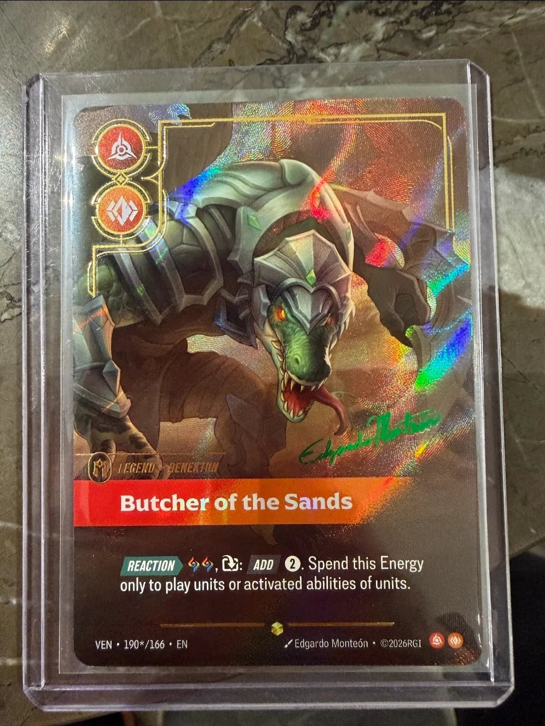 Renekton - Butcher of the Sands (Signature) 190*/166 (Vendetta)