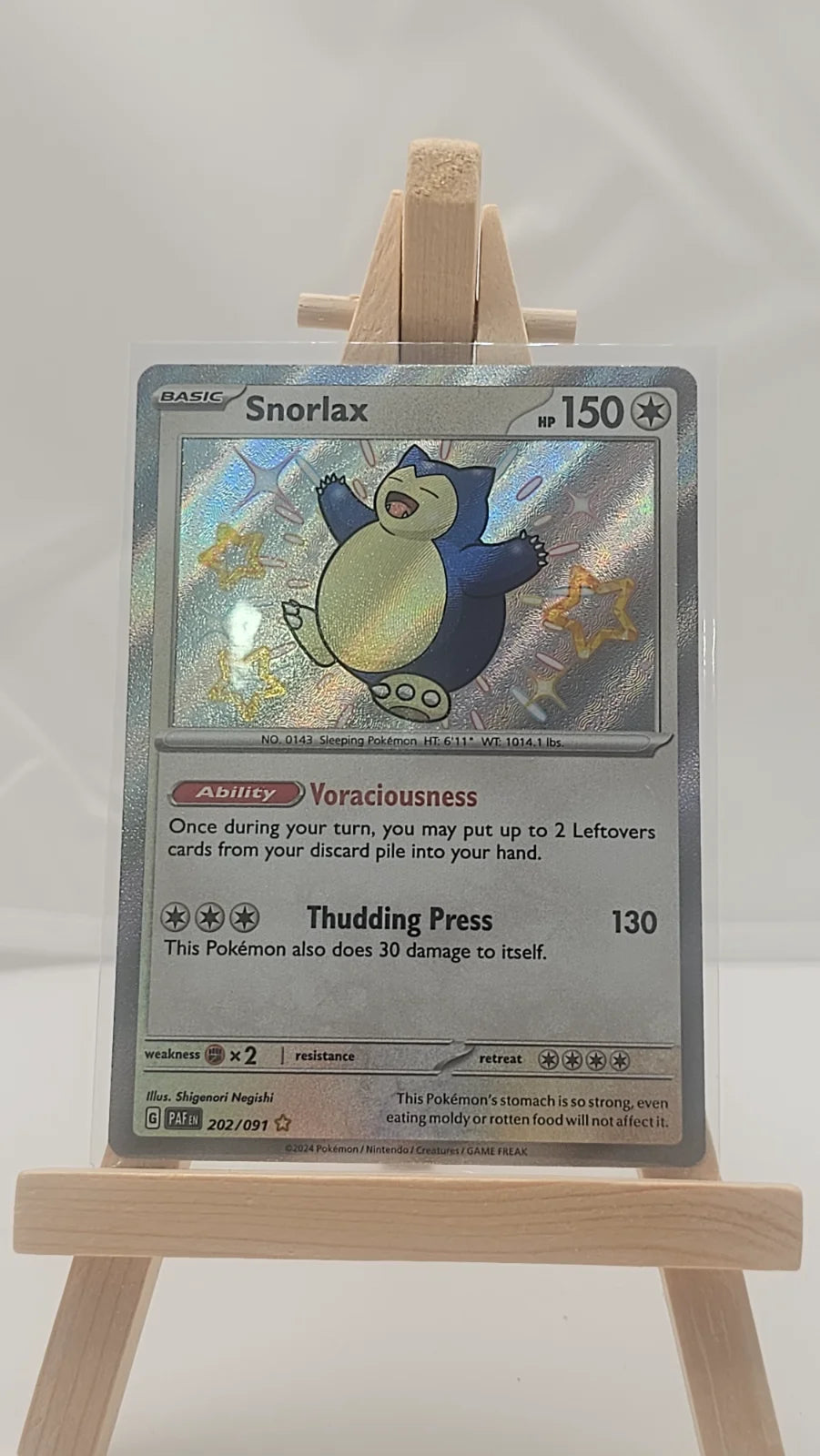 Snorlax 202/091 (Paldean Fates)