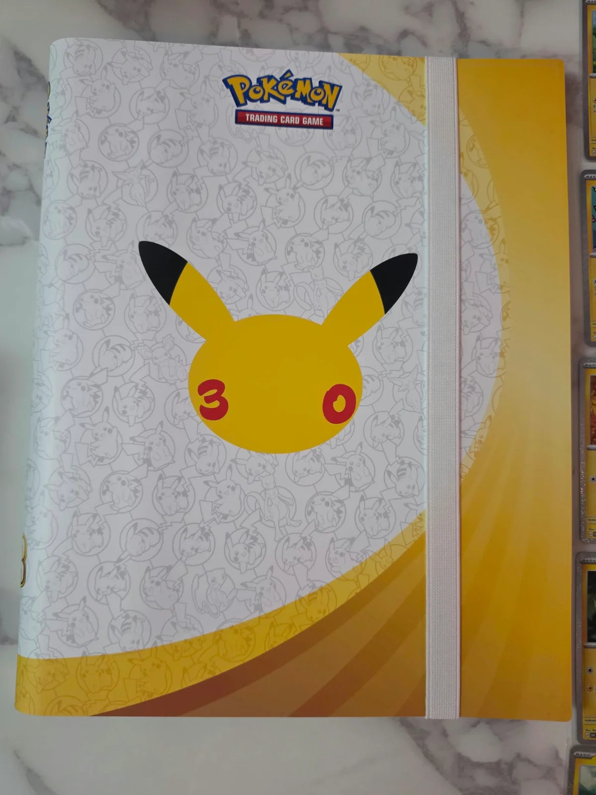 Pokémon 30th Celebration – Complete Pikachu 30/30 Set + Official Binder