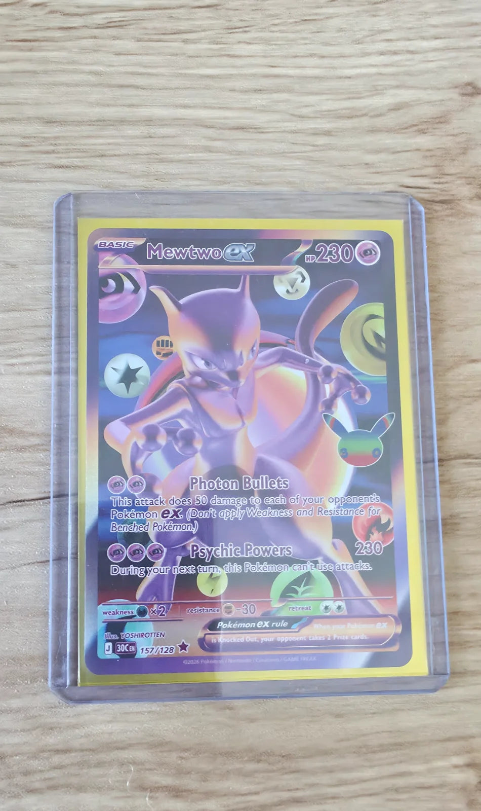 Mewtwo ex 157/128 (30th Celebration)