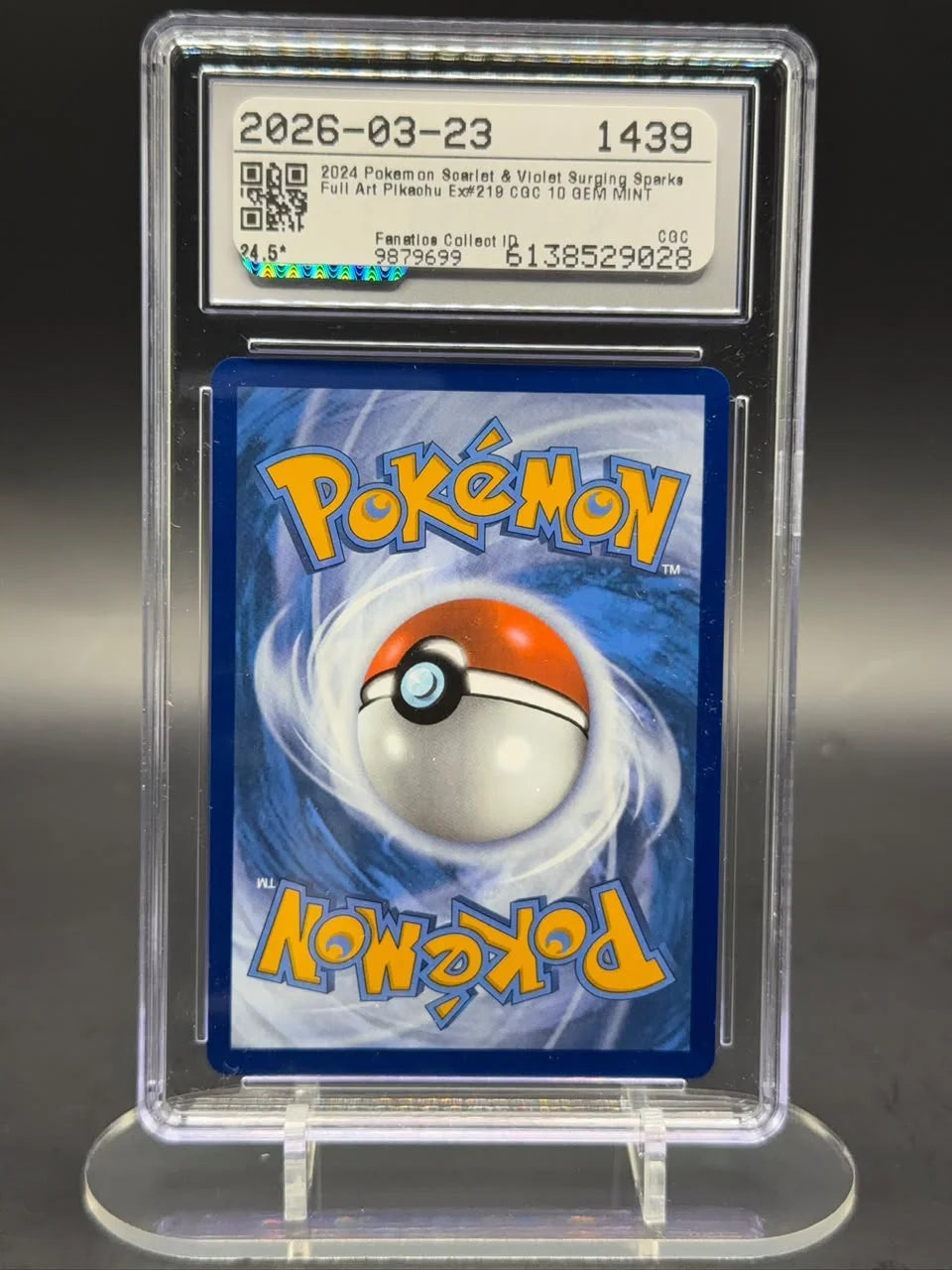 Pikachu ex 219/191 (Surging Sparks)
