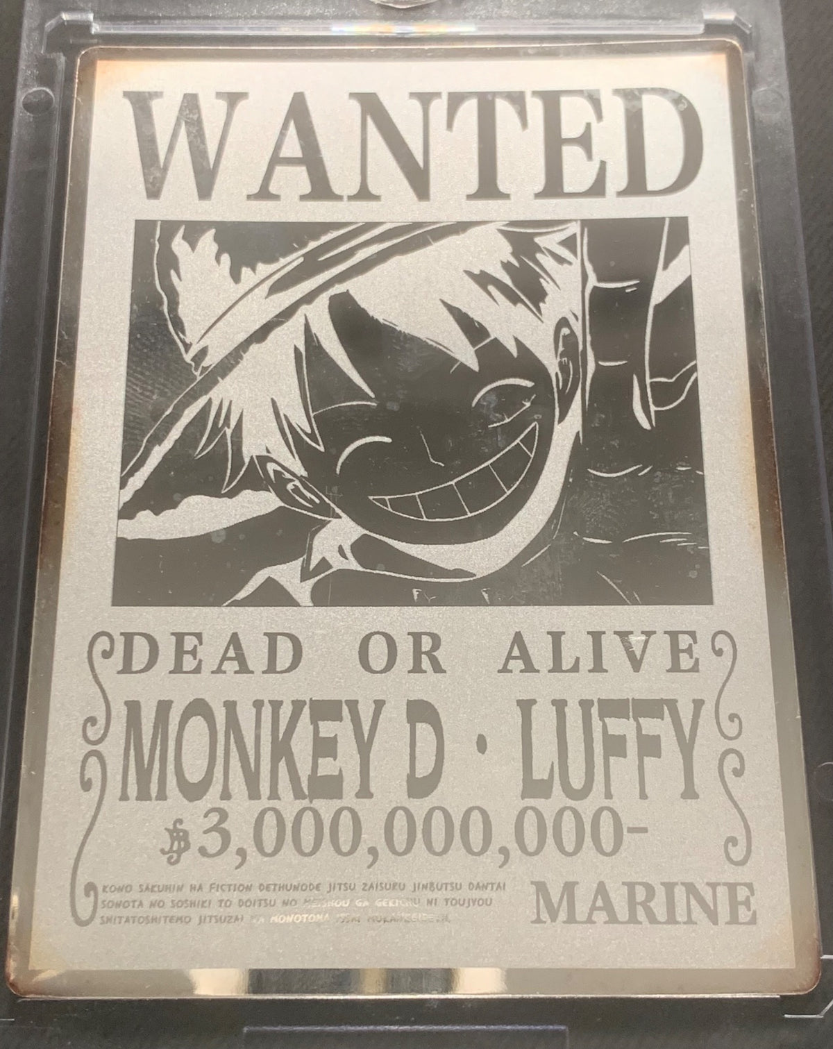 WANTED MONKEY D. LUFFY